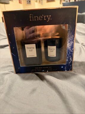 Finery The New Rouge Navy Blue Eau de Parfum & Scented Candle Set
